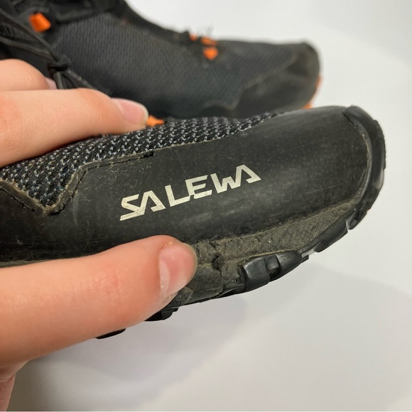 Salewa Men’s intro flex 2 mid goretex sneakers hiking boots black size 10.5 - Picture 11 of 15